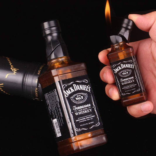 Jack danial shaped flame jet lighter