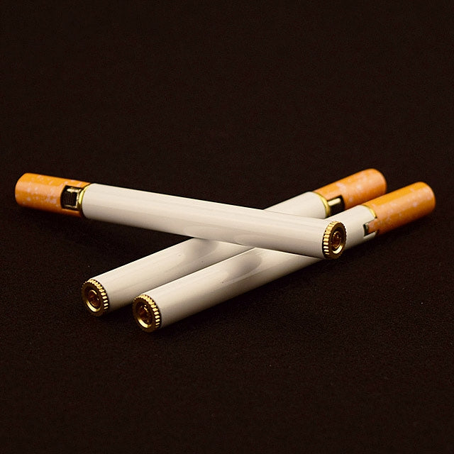 Cigarette-shaped compact lighter